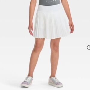 Pleated Tennis Skort White W2.